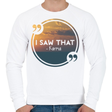 PRINTFASHION Karma - Férfi pulóver - Fehér férfi pulóver, kardigán