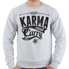 PRINTFASHION Karma - Férfi pulóver - Sport szürke férfi pulóver, kardigán