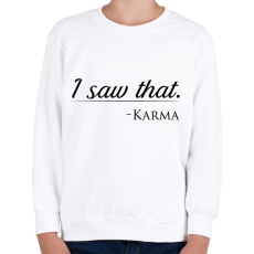 PRINTFASHION Karma - Gyerek pulóver - Fehér