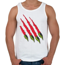 PRINTFASHION Karmok - Férfi atléta - Fehér atléta, trikó