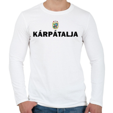 PRINTFASHION Kárpátalja - Férfi hosszú ujjú póló - Fehér férfi póló