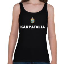 PRINTFASHION Kárpátalja - Női atléta - Fekete női trikó