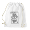 PRINTFASHION Kártya - Sportzsák, Tornazsák - Fehér