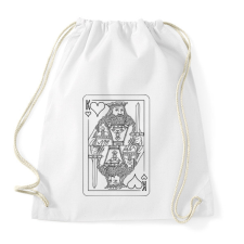 PRINTFASHION Kártya - Sportzsák, Tornazsák - Fehér tornazsák