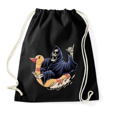 PRINTFASHION Kaszás a strandon - Sportzsák, Tornazsák - Fekete tornazsák