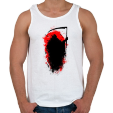 PRINTFASHION Kaszás - Férfi atléta - Fehér atléta, trikó