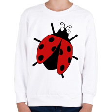 PRINTFASHION Katicabogár  - Gyerek pulóver - Fehér