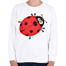 PRINTFASHION Katicabogár  - Gyerek pulóver - Fehér