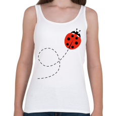 PRINTFASHION Katicabogár  - Női atléta - Fehér
