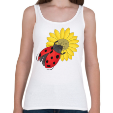 PRINTFASHION katicabogár  - Női atléta - Fehér