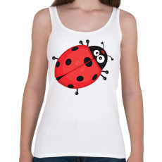 PRINTFASHION Katicabogár  - Női atléta - Fehér