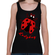 PRINTFASHION Katicabogár  - Női atléta - Fekete női trikó