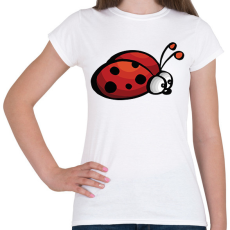 PRINTFASHION katicabogár  - Női póló - Fehér