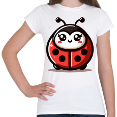 PRINTFASHION Katicabogár  - Női póló - Fehér