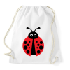 PRINTFASHION Katicabogár  - Sportzsák, Tornazsák - Fehér