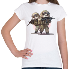 PRINTFASHION Katona lajhárok - Női póló - Fehér női póló