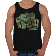 PRINTFASHION Katona öklös - Férfi atléta - Fekete atléta, trikó