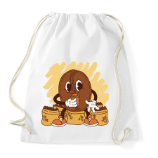 PRINTFASHION Kávébab - Sportzsák, Tornazsák - Fehér tornazsák
