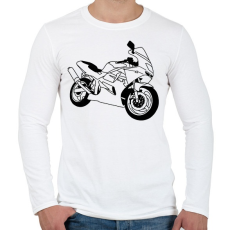 PRINTFASHION kawaff - Férfi hosszú ujjú póló - Fehér