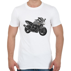 PRINTFASHION kawasaki zr7 - Férfi póló - Fehér