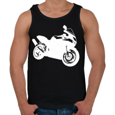 PRINTFASHION kawasaki zx6r - Férfi atléta - Fekete