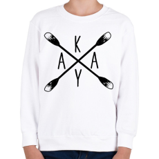 PRINTFASHION Kayak - evezőkkel - Gyerek pulóver - Fehér
