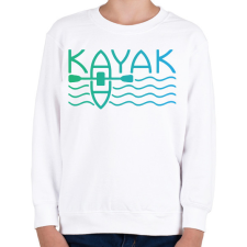 PRINTFASHION Kayak - színes - Gyerek pulóver - Fehér gyerek pulóver, kardigán