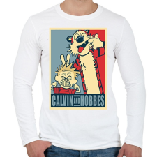 PRINTFASHION Kázmér és Huba - Férfi hosszú ujjú póló - Fehér férfi póló