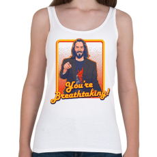 PRINTFASHION Keanu Reeves - Női atléta - Fehér