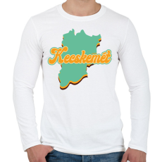 PRINTFASHION Kecskemét - Férfi hosszú ujjú póló - Fehér