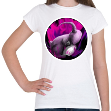 PRINTFASHION Kecskenyúl koponyával  - Női póló - Fehér női póló