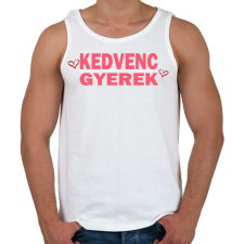 PRINTFASHION Kedvenc gyerek! - Férfi atléta - Fehér atléta, trikó