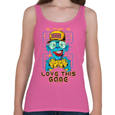 PRINTFASHION Kedvenc játékom - Női atléta - Rózsaszín