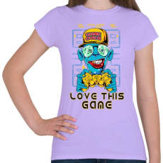 PRINTFASHION Kedvenc játékom - Női póló - Viola