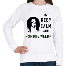 PRINTFASHION KEEP CALM2 - Női pulóver - Fehér