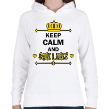 PRINTFASHION Keep calm and save lives - Női kapucnis pulóver - Fehér női pulóver, kardigán