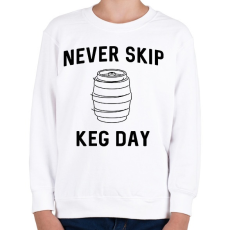 PRINTFASHION keg day - Gyerek pulóver - Fehér