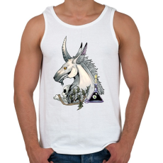PRINTFASHION Kelpi - Férfi atléta - Fehér