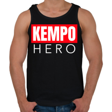 PRINTFASHION KEMPO HERO - Férfi atléta - Fekete atléta, trikó