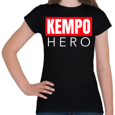 PRINTFASHION KEMPO HERO - Női póló - Fekete női póló