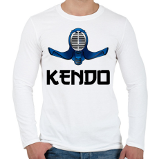 PRINTFASHION KENDO - Férfi hosszú ujjú póló - Fehér