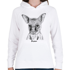 PRINTFASHION Kenguru - Női kapucnis pulóver - Fehér