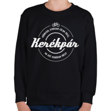 PRINTFASHION kerekpar-white - Gyerek pulóver - Fekete gyerek pulóver, kardigán