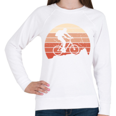 PRINTFASHION Kerékpáros - Női pulóver - Fehér