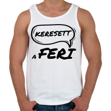 PRINTFASHION KERESETT A FERI - Férfi atléta - Fehér atléta, trikó