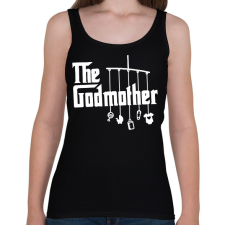 PRINTFASHION Keresztanya - The Godmother - Női atléta - Fekete női trikó