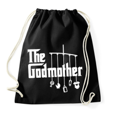 PRINTFASHION Keresztanya - The Godmother - Sportzsák, Tornazsák - Fekete tornazsák