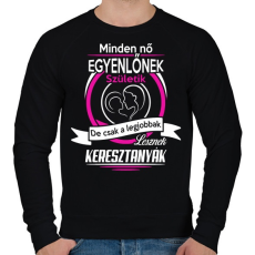 PRINTFASHION Keresztanyák - Férfi pulóver - Fekete