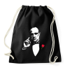 PRINTFASHION Keresztapa, The godfather - Sportzsák, Tornazsák - Fekete