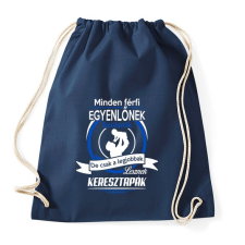 PRINTFASHION Keresztapák - Sportzsák, Tornazsák - Sötétkék tornazsák